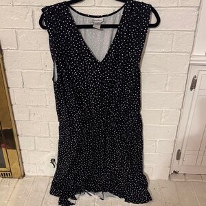 Tommy Bahama Black and White Polka Dot Swim Coverup